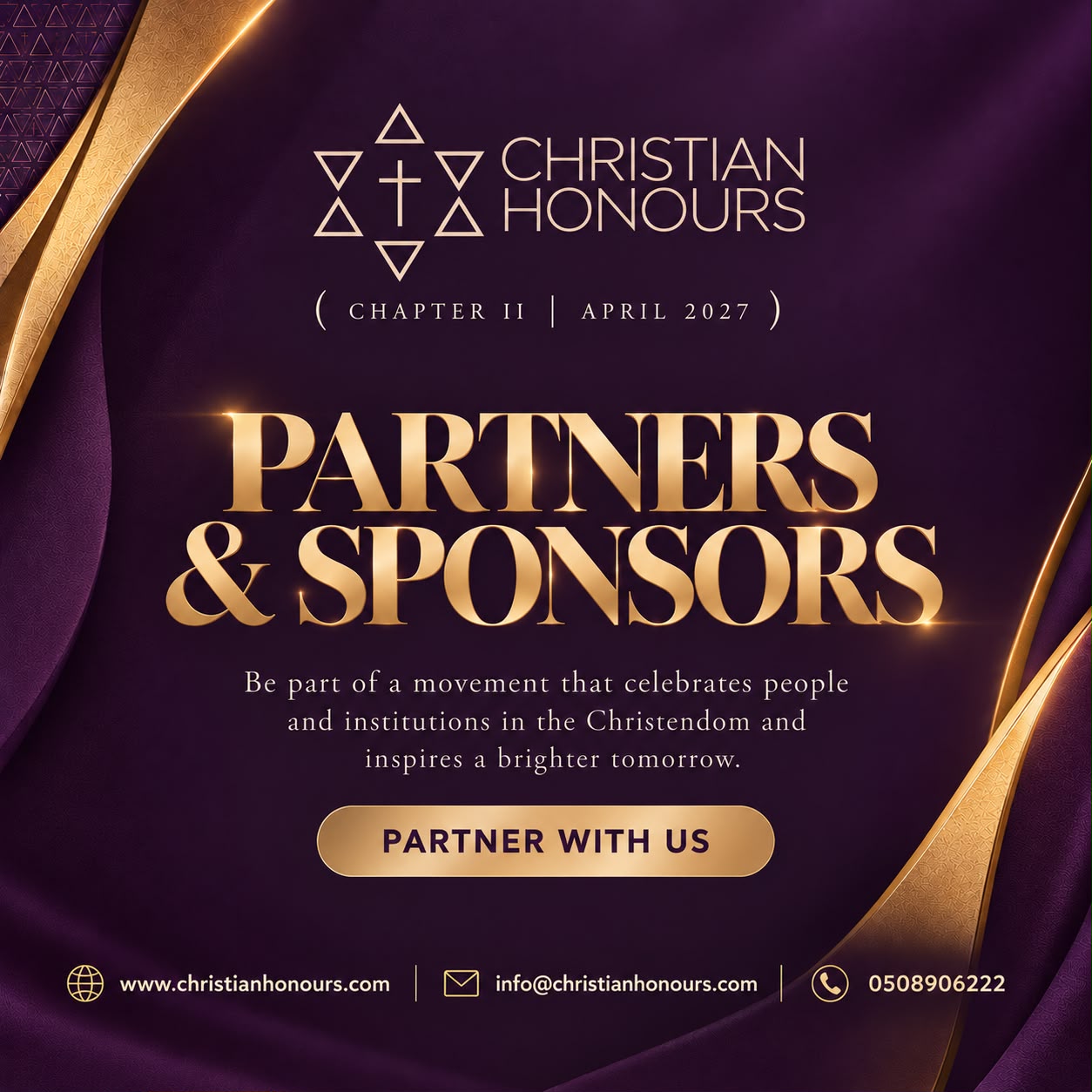 Christian Honours Thank You Flyer